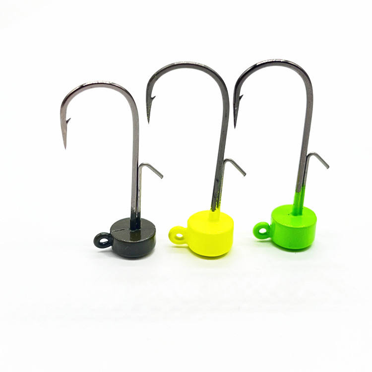 Tungsten Ned rig jig heads - mushroom stand-up heads