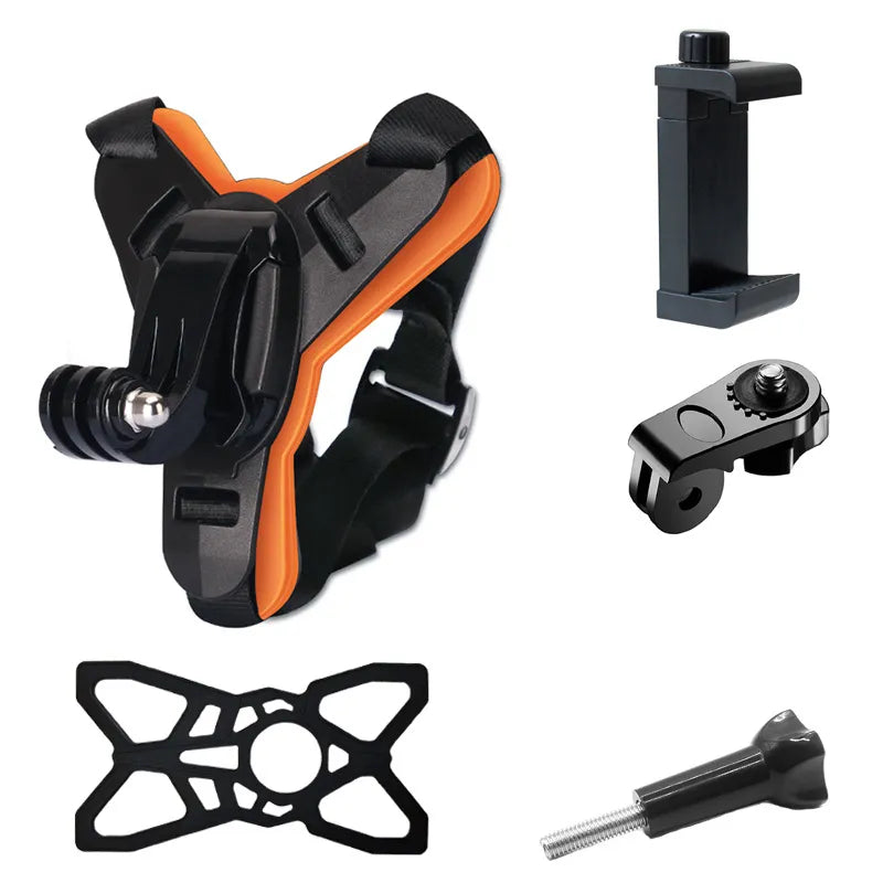Chin mount kit, orange