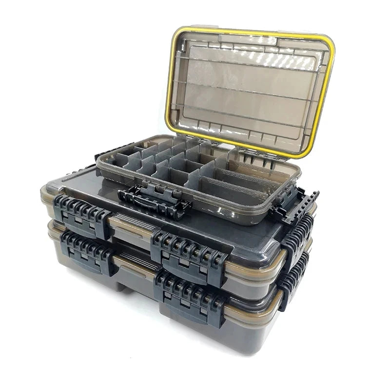 Waterproof Tackle Box | Sealed ABS, 3 Sizes