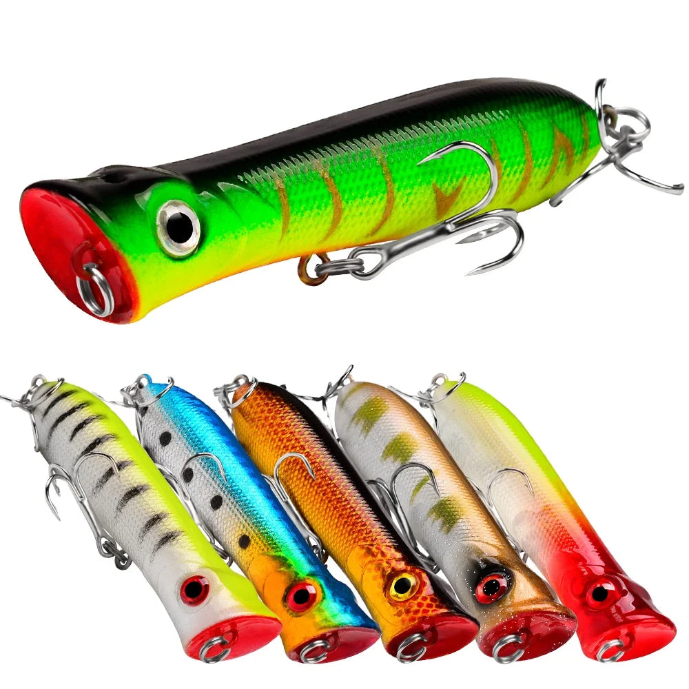 Floating Popper 80mm | Topwater, 11g