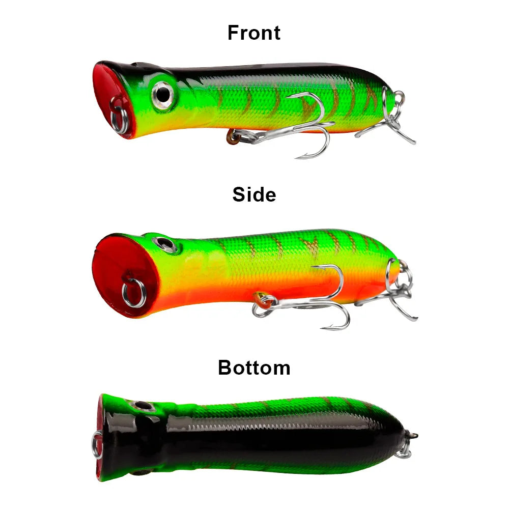Floating Popper 80mm | Topwater, 11g