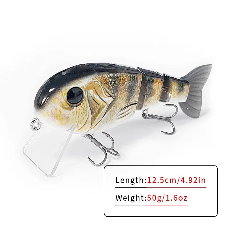 Jointed Topwater Wake Bait | 125mm, 50g