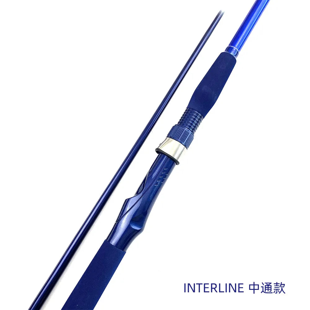 Interline trolling rod, blank