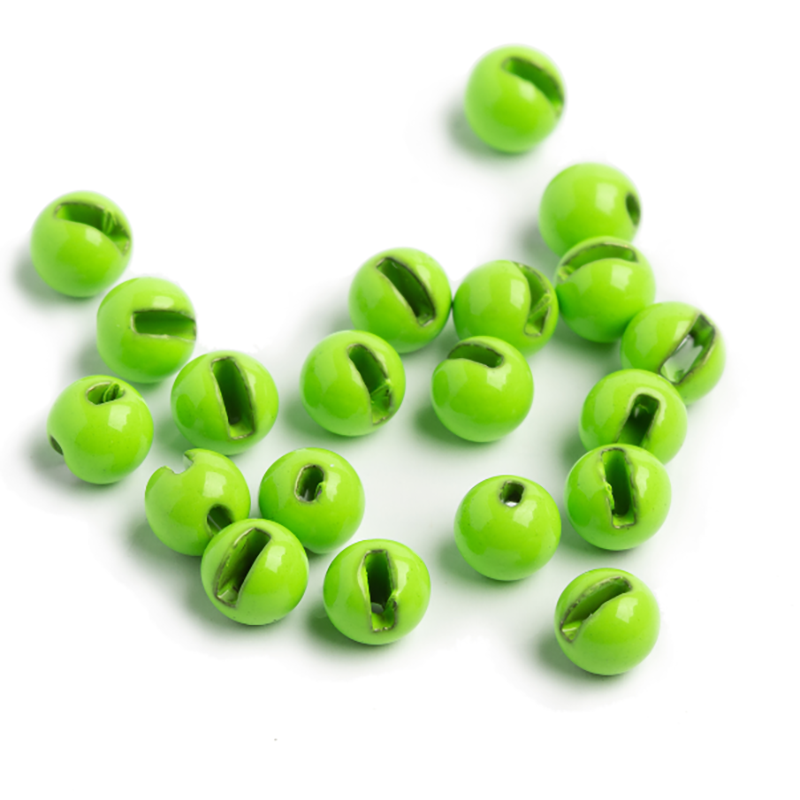 Tungsten slotted beads