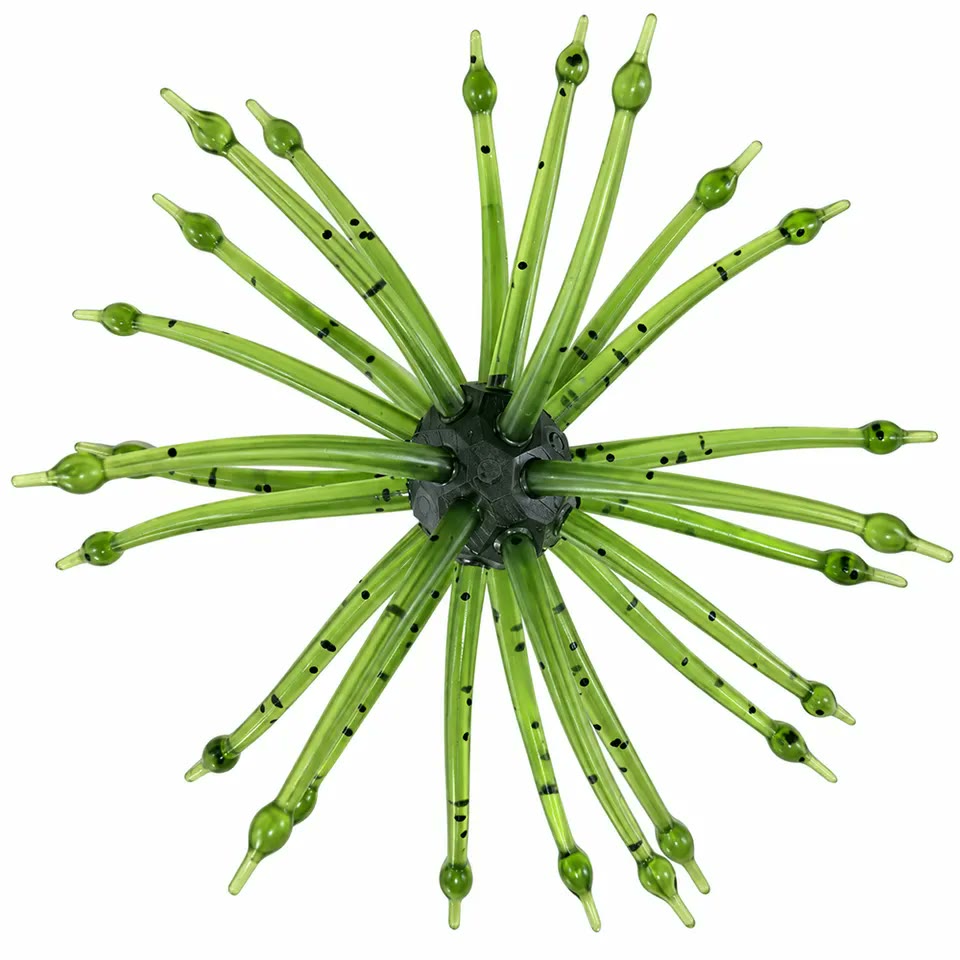 BACKWATER OUTLAW TPE sea urchin creature bait in green