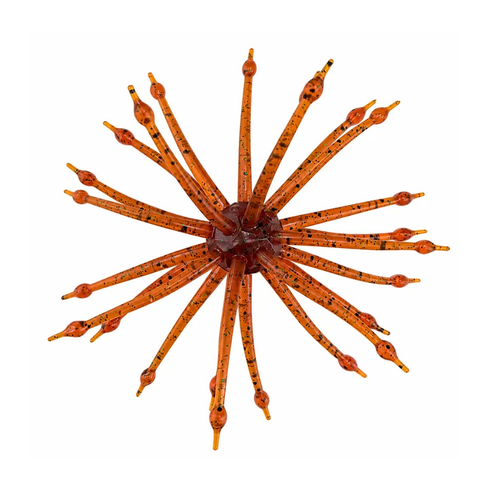 BACKWATER OUTLAW TPE sea urchin creature bait in orange