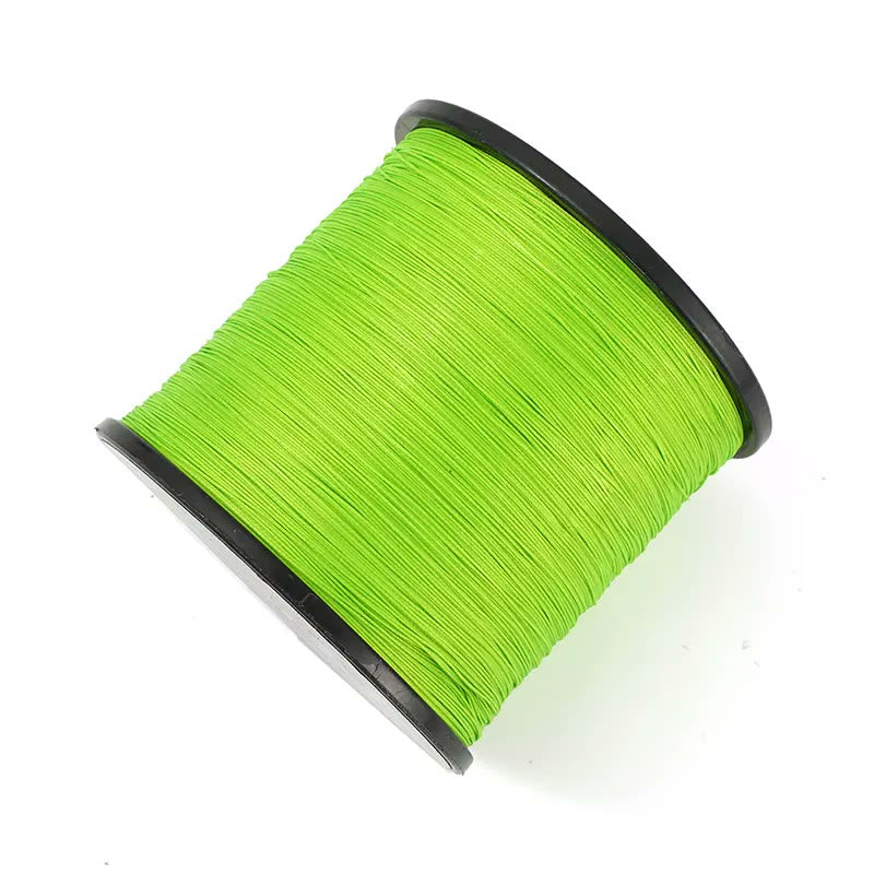 BACKWATER ANGLER X8 braided line 500M chartreuse spool, alternate angle