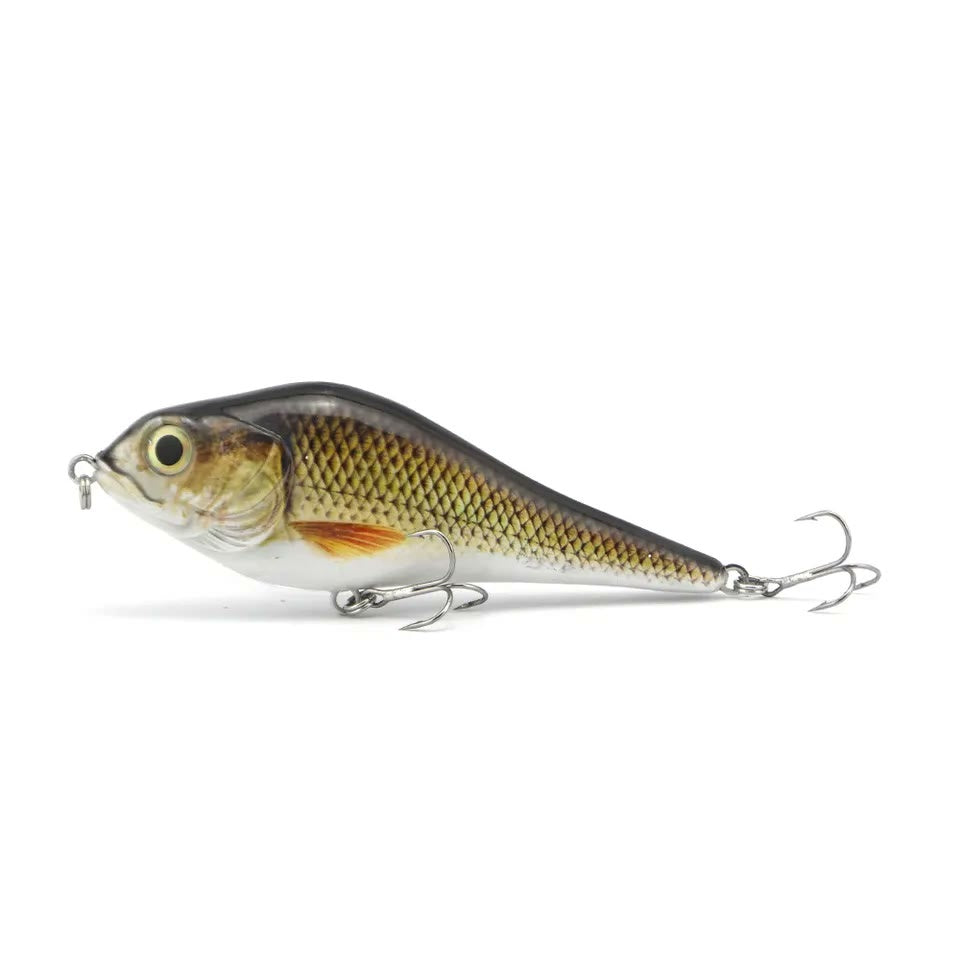 BACKWATER OUTLAW Glide jerkbait 100mm in natural roach finish
