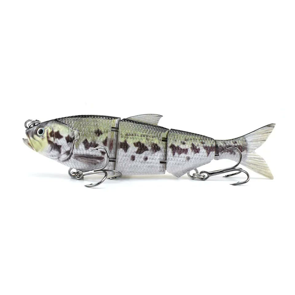 BACKWATER OUTLAW Jointed swimbait 155mm in baby bass finish