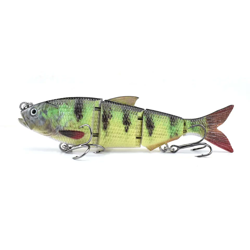 BACKWATER OUTLAW Jointed swimbait 155mm in perch finish