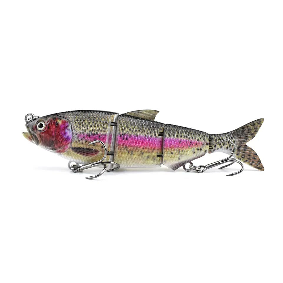 BACKWATER OUTLAW Jointed swimbait 155mm in pink trout finish