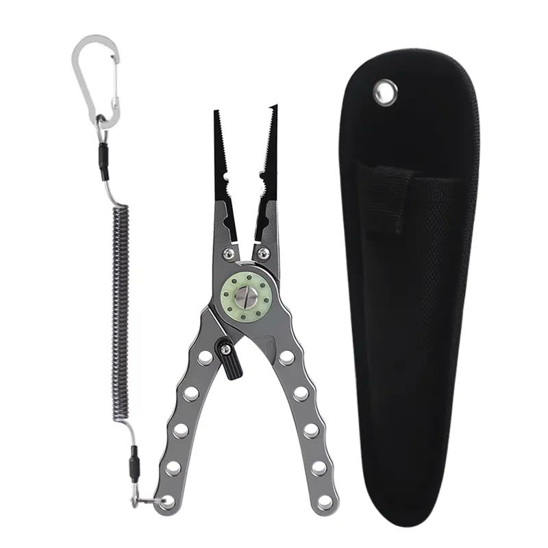 BACKWATER ANGLER Saltwater Aluminum Fishing Pliers Cutter Hook Remover