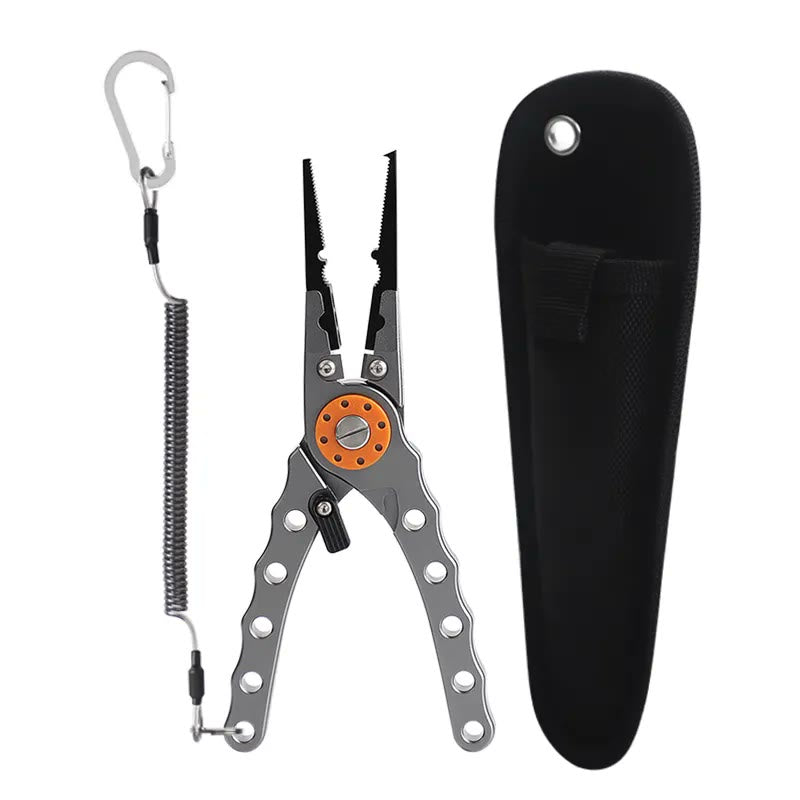 BACKWATER ANGLER Saltwater Aluminum Fishing Pliers Cutter Hook Remover