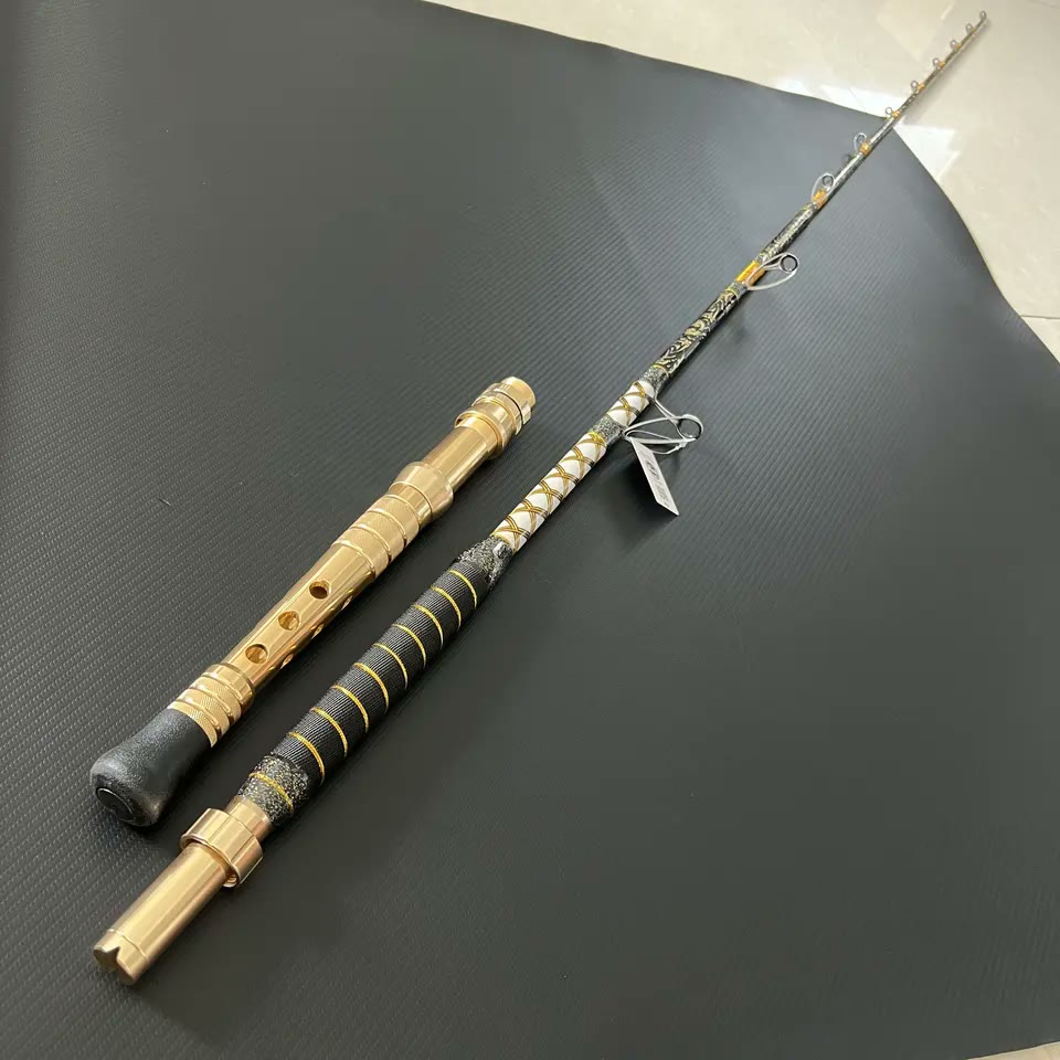 Fiberglass Big Game Trolling Rod | Heavy Glass, Twisted Guides