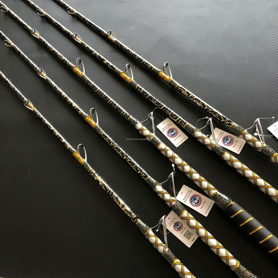 Fiberglass Big Game Trolling Rod | Heavy Glass, Twisted Guides