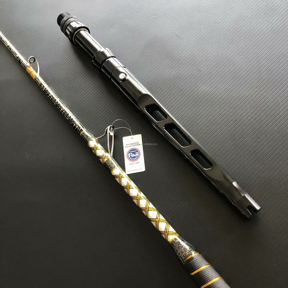 Fiberglass Big Game Trolling Rod | Heavy Glass, Twisted Guides