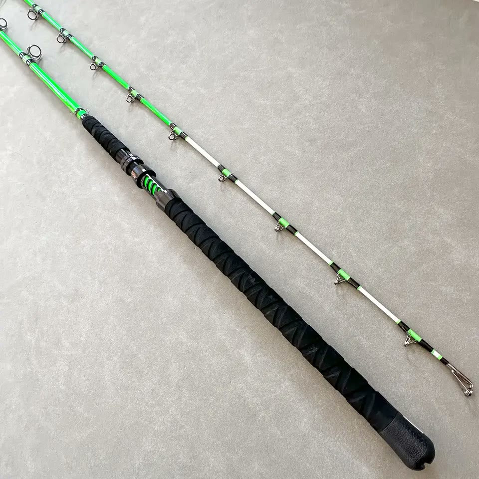 Glass Fiber Catfish Rod | 10ft & 12ft, EVA Grip