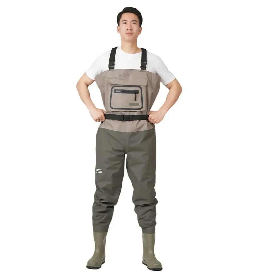 BACKWATER ANGLER Breathable Stockingfoot Chest Waders